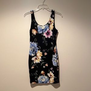 Fashion Nova black and floral dress